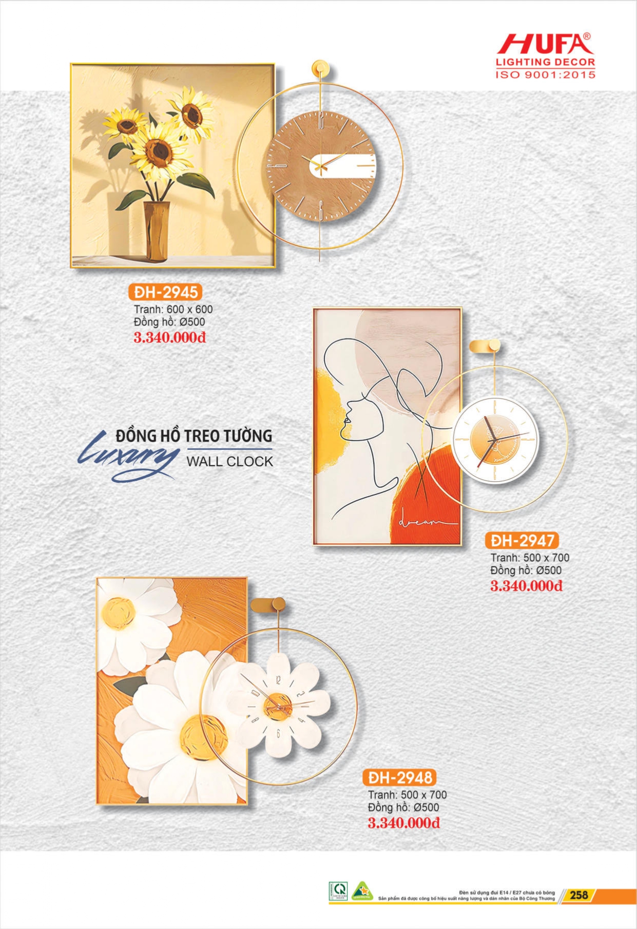 Bảng giá đèn LED HUFA 2026